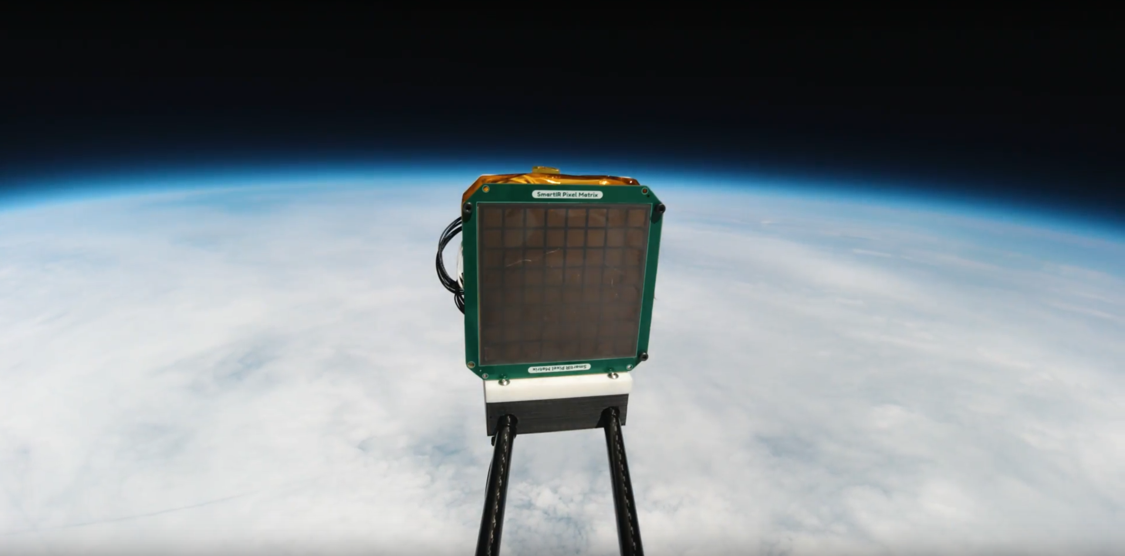 SmartIR Pixel Matrix at the edge of the atmosphere